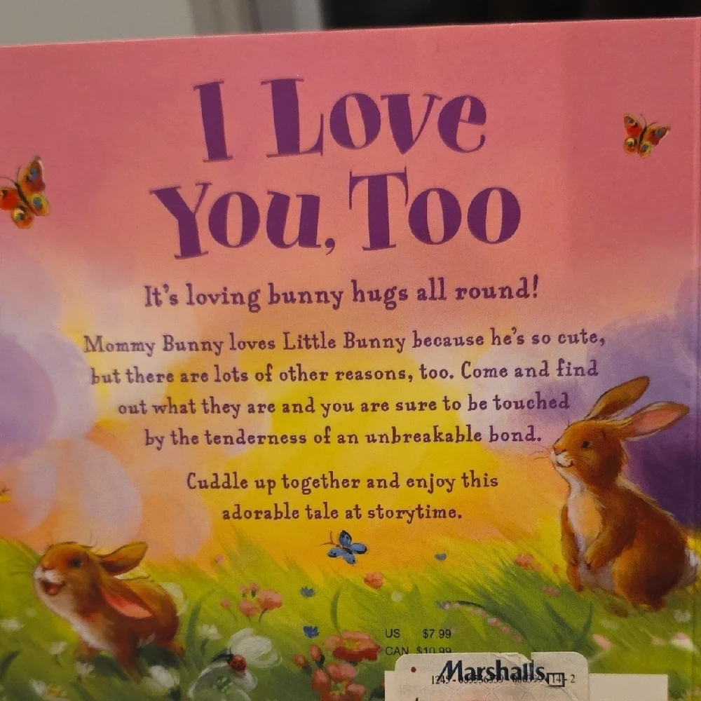 I Love You, Too Children's Book
